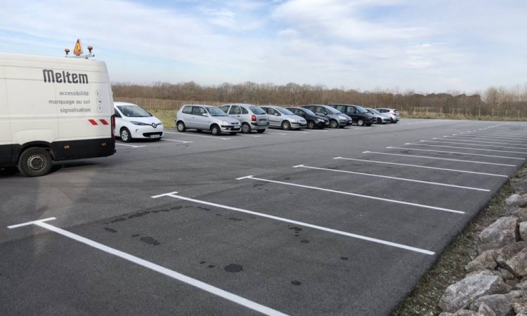 Marquage des parkings - Bayonne - Meltem Industrie Services