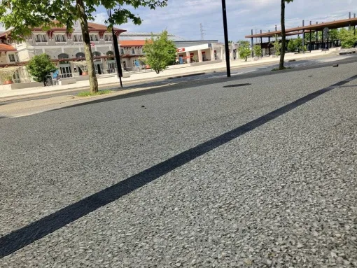 Bande de guidage contrastée, Bayonne, Meltem Industrie Services
