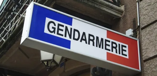 Enseigne gendarmerie, Bayonne, Meltem Industrie Services