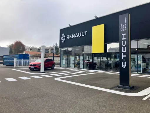 Marquage au sol Renault, Bayonne, Meltem Industrie Services