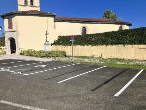 Marquage au sol mairie, Bayonne, Meltem Industrie Services