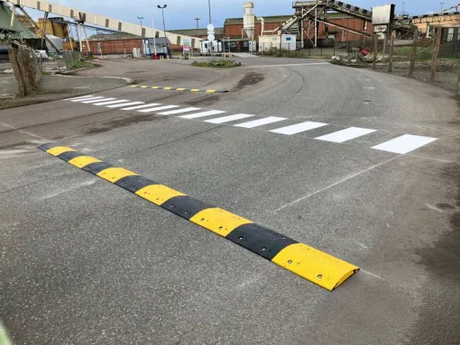 Pose de ralentisseur à Pau, Bayonne, Meltem Industrie Services