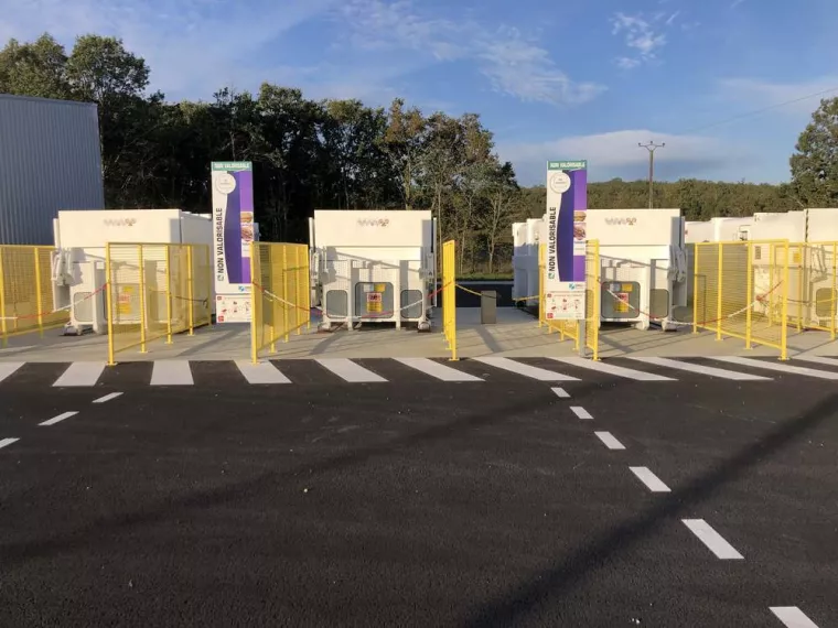 Marquage au sol et signalétique de déchèteries, Bayonne, Meltem Industrie Services