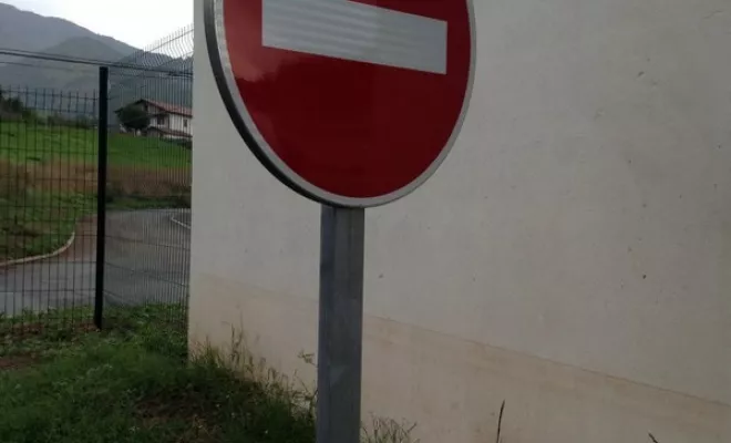 Marquage au sol et signalétique de déchèteries, Bayonne, Meltem Industrie Services