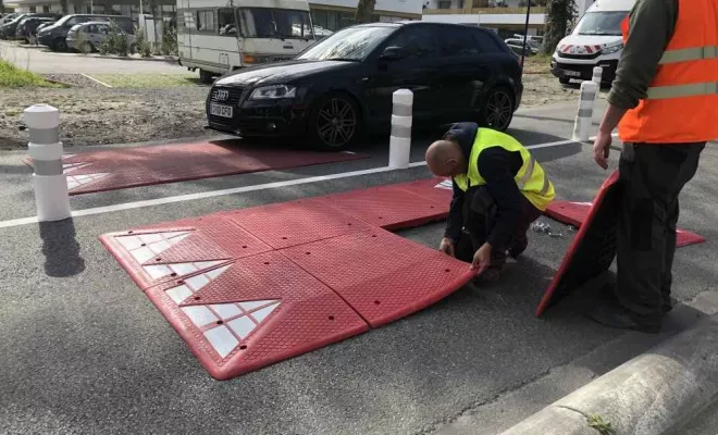 Ralentisseur voie privée, Bayonne, Meltem Industrie Services