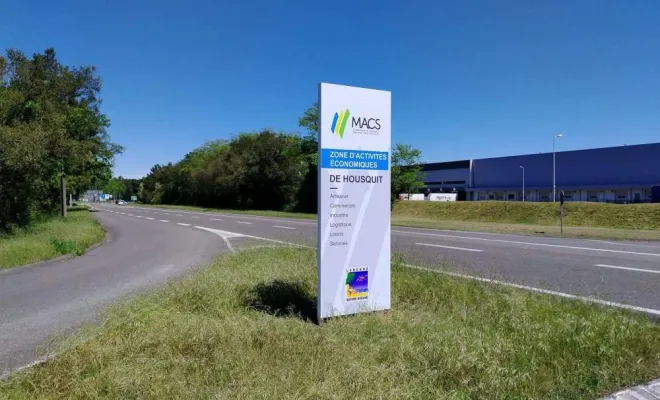 Signalétique de zones d’activités, Bayonne, Meltem Industrie Services