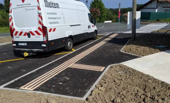 Aménagement des quais de bus, Bayonne, Meltem Industrie Services