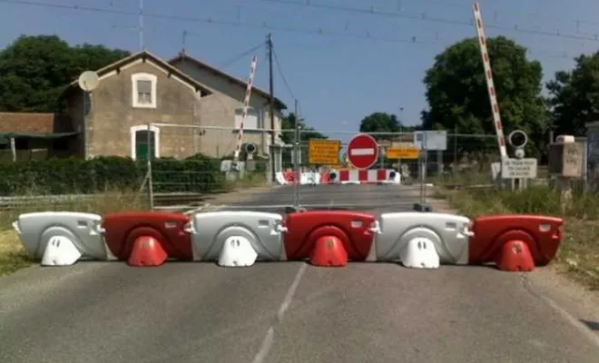 Location de signalisation pour un chantier, Bayonne, Meltem Industrie Services
