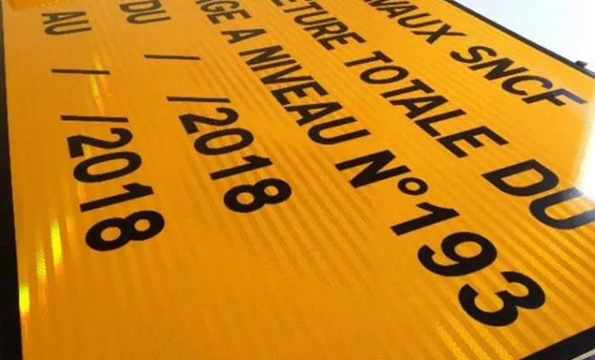 Location de signalisation pour un chantier, Bayonne, Meltem Industrie Services