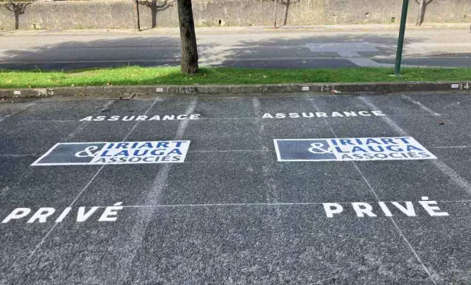Marquage au sol commerces, Bayonne, Meltem Industrie Services