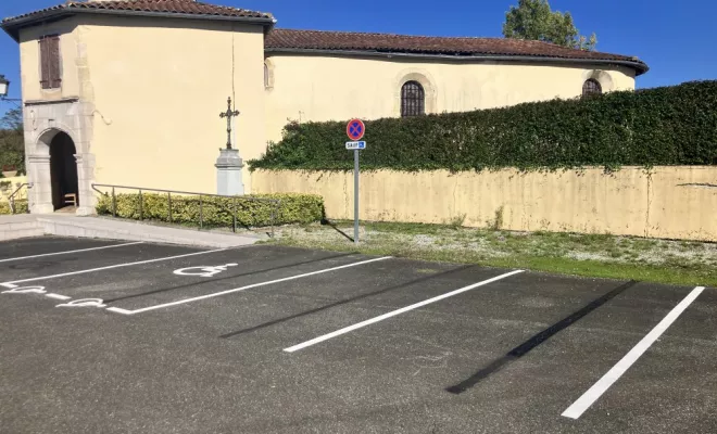 Marquage au sol de parking, Bayonne, Meltem Industrie Services