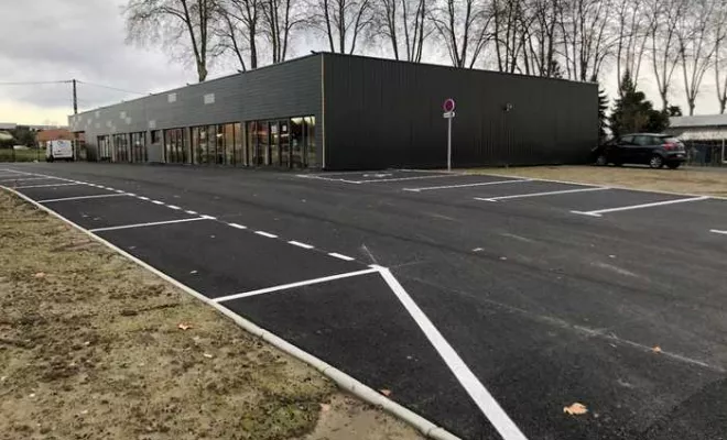 Marquage des parkings, Bayonne, Meltem Industrie Services
