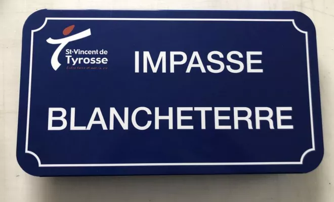Panneaux de rue, Bayonne, Meltem Industrie Services