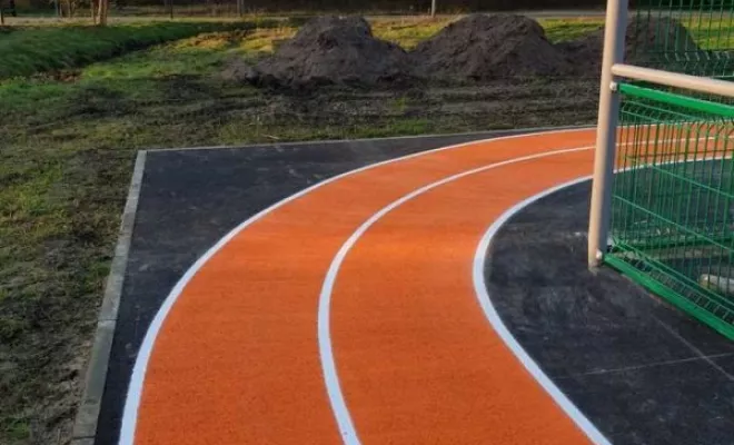 Réalisation de marquage terrains de sport, Bayonne, Meltem Industrie Services